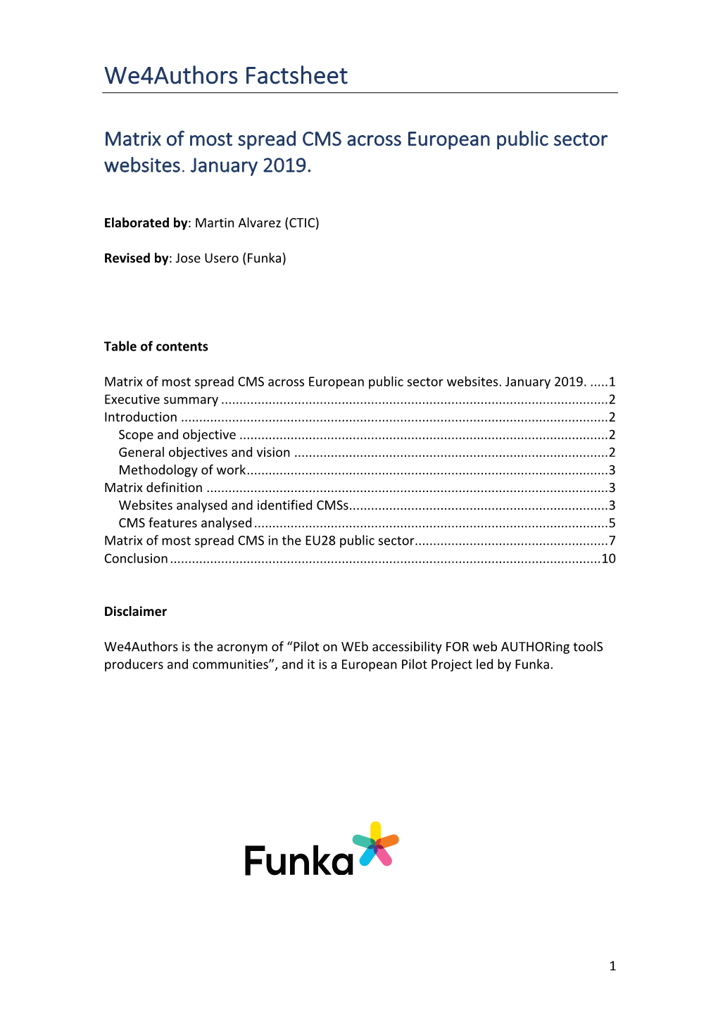 We4authors Factsheet