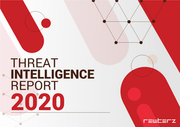 Rewterz – Threat Intelligence Report 2020