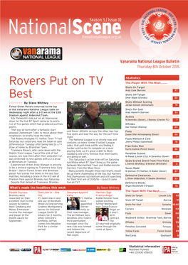 Rovers Put on TV Best