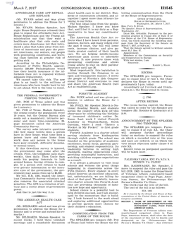 Congressional Record—House H1545
