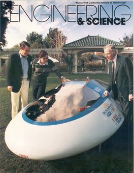 Winter 1988 California Institute of Technology in This Issue