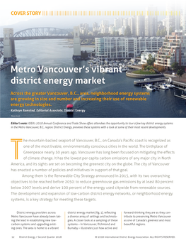 Metro Vancouver's Vibrant District Energy Market