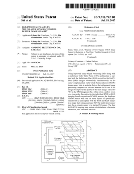 (12) United States Patent (10) Patent No.: US 9,712,792 B2 Shi Et Al