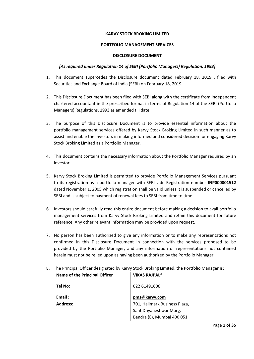 Karvy Stock Broking Limited