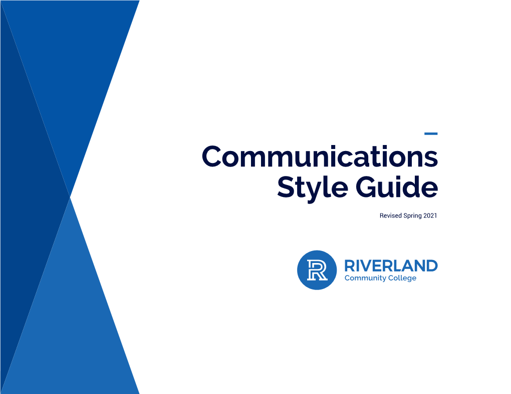 Communications Style Guide