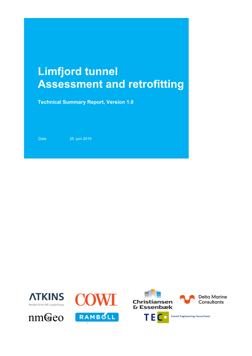Limfjord Tunnel Assessment and Retrofitting