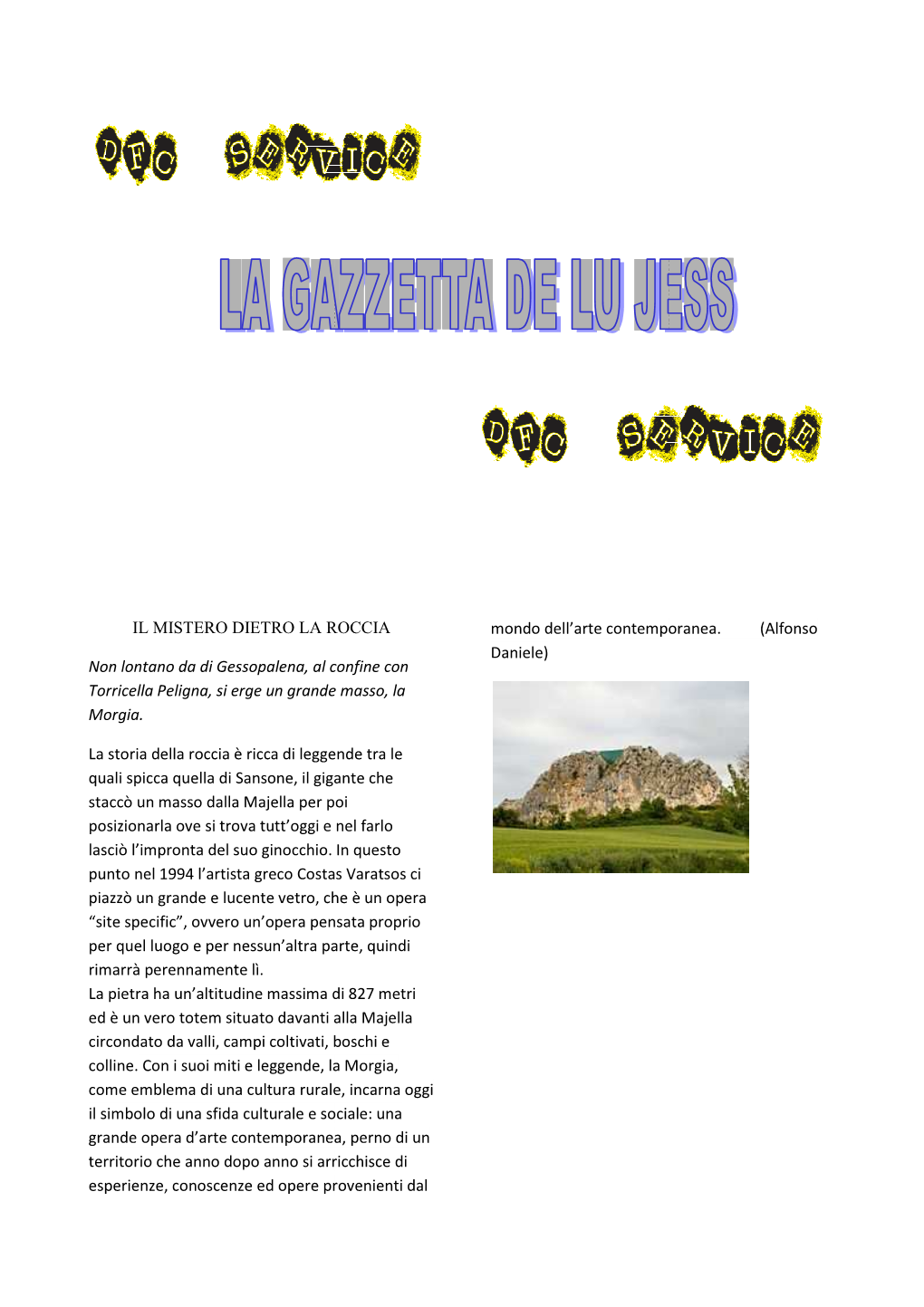 Gazzetta De Lu Jess 2