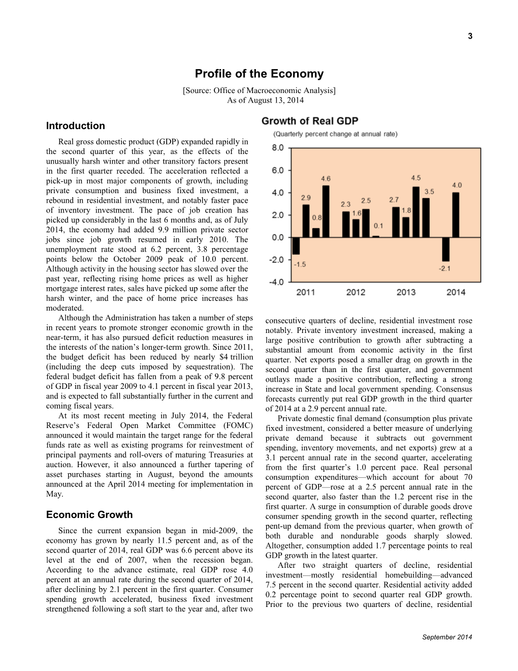 Profile of the Economy s1