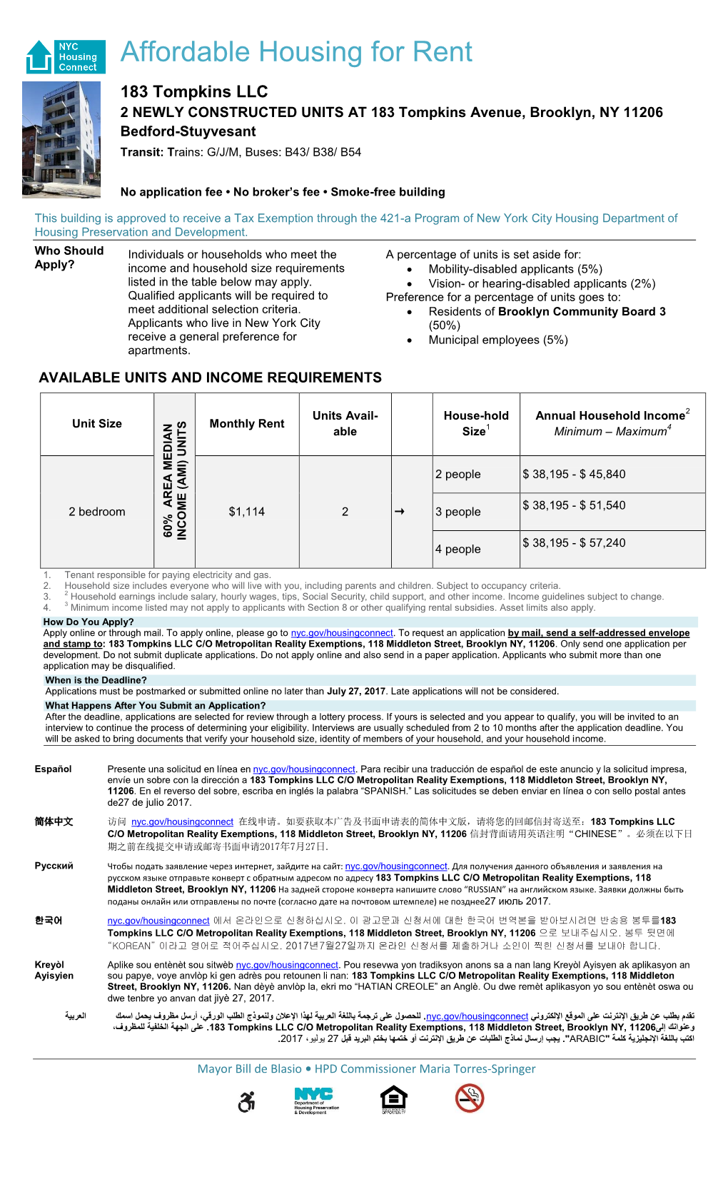 Affordable Housing for Rent