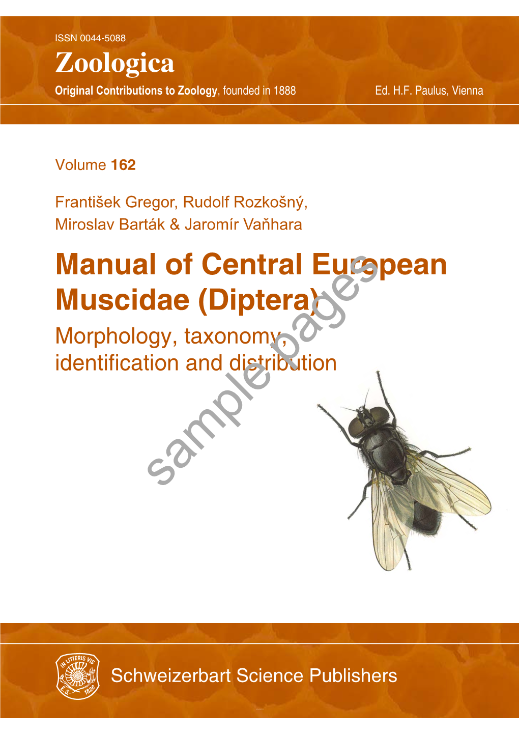 Diptera) Morphology, Taxonomy, Identification and Distribution