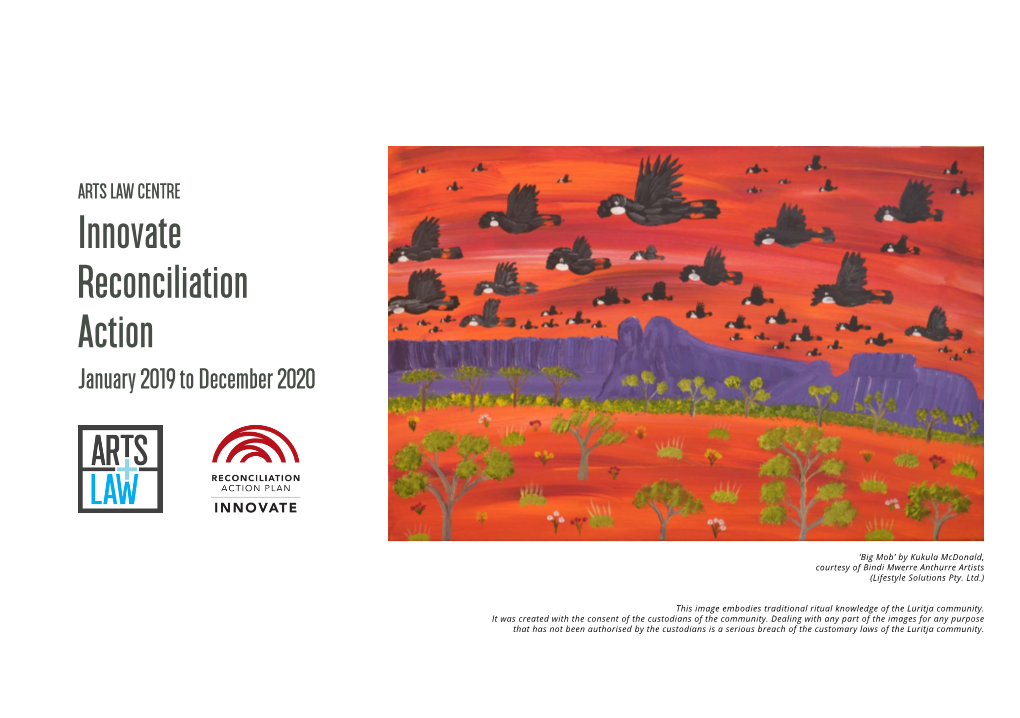Innovate Reconciliation Action January 2019 to December 2020