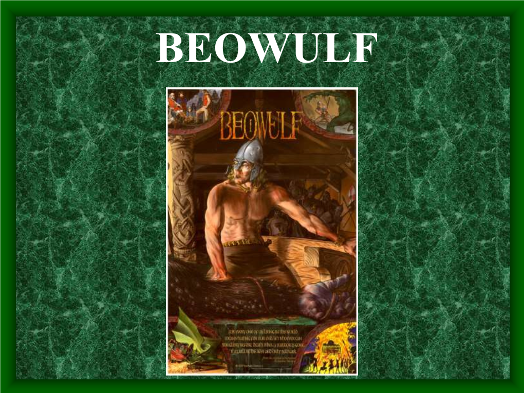 BEOWULF and ANGLO SAXON Powerpoint