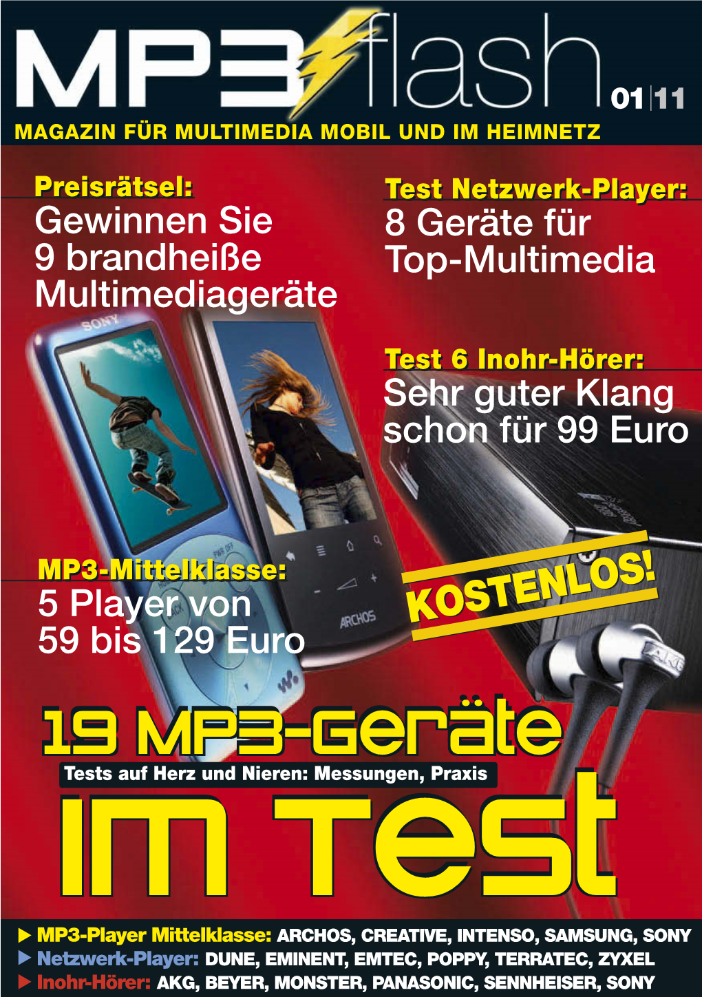 Preisrätsel: Test Netzwerk-Player: Gewinnen Sie 8 Geräte Für 9 Brandheiße Top-Multimedia Multimediageräte