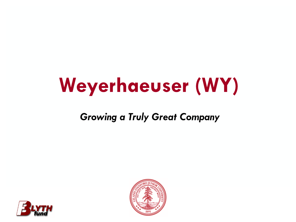 Weyerhaeuser (WY)