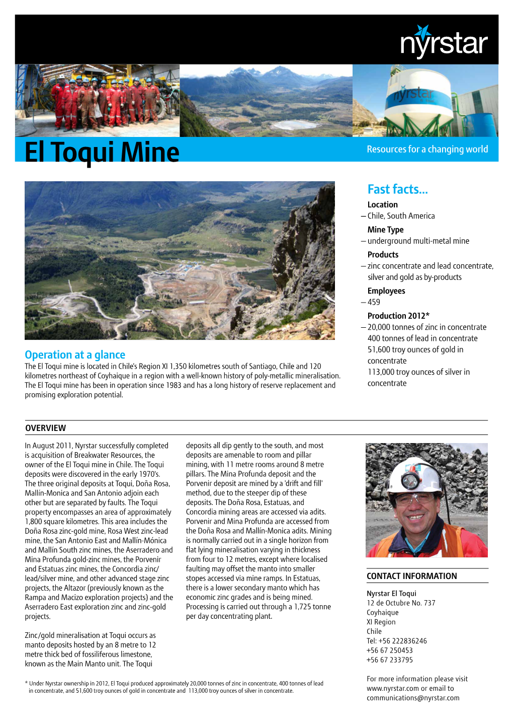 El Toqui Mine