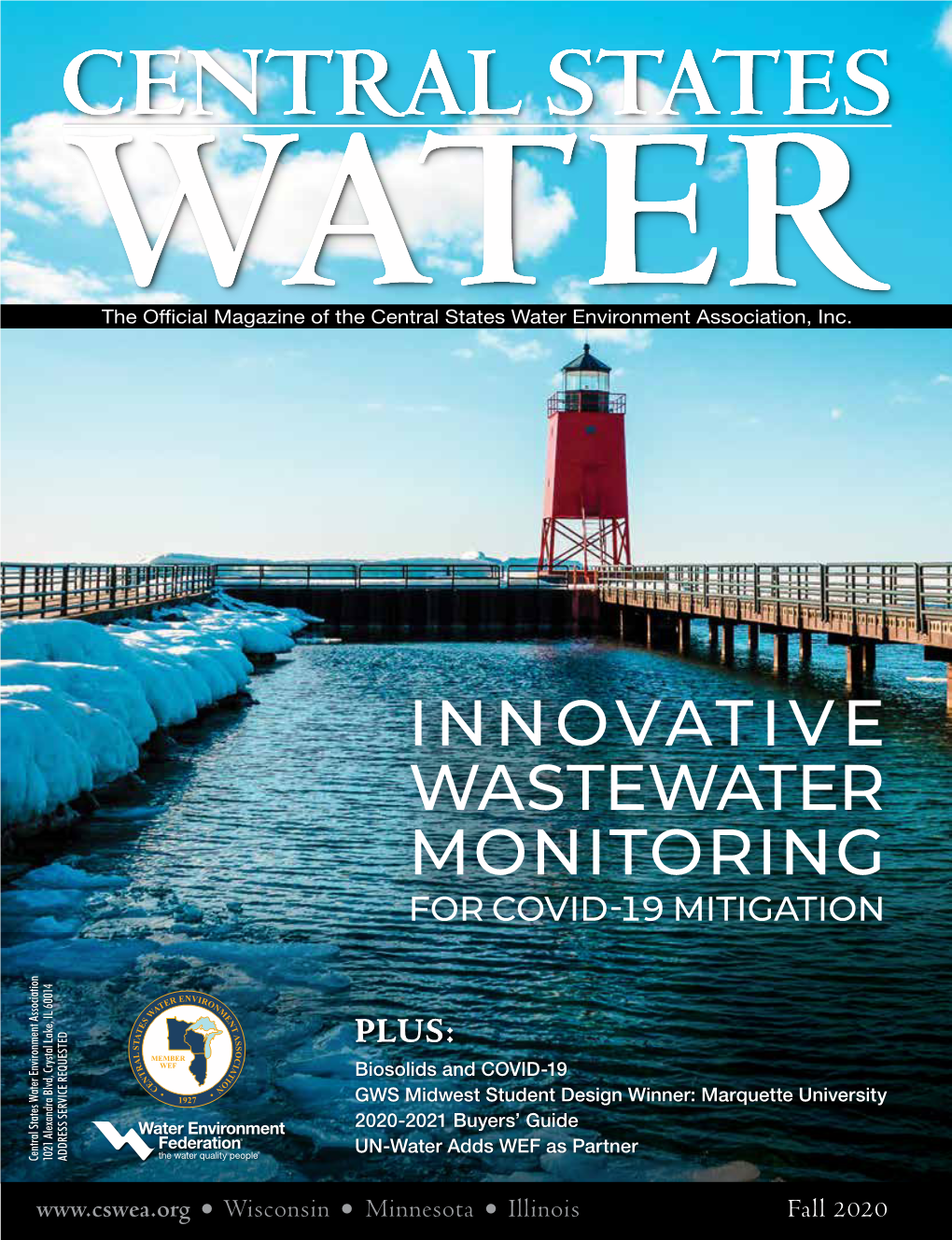 Innovative Wastewater Monitoring 1St Vice President Jane Carlson for COVID-19 Mitigation: Part 1 21 Strand Associates, Inc