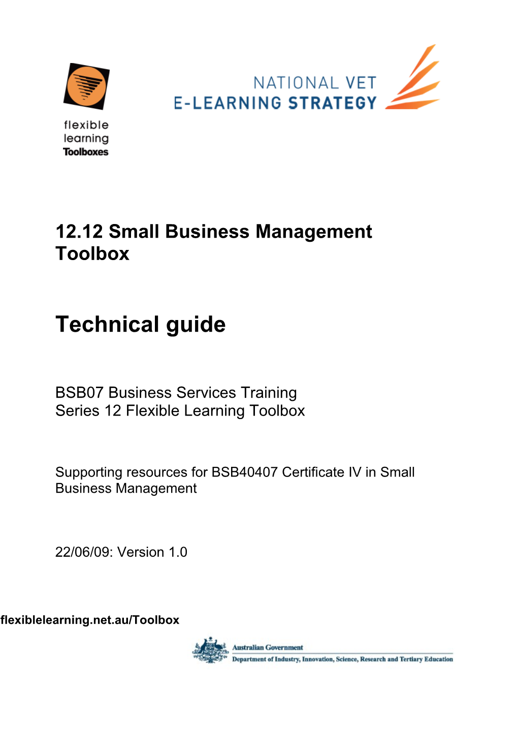 12.12 Small Business Management Toolbox