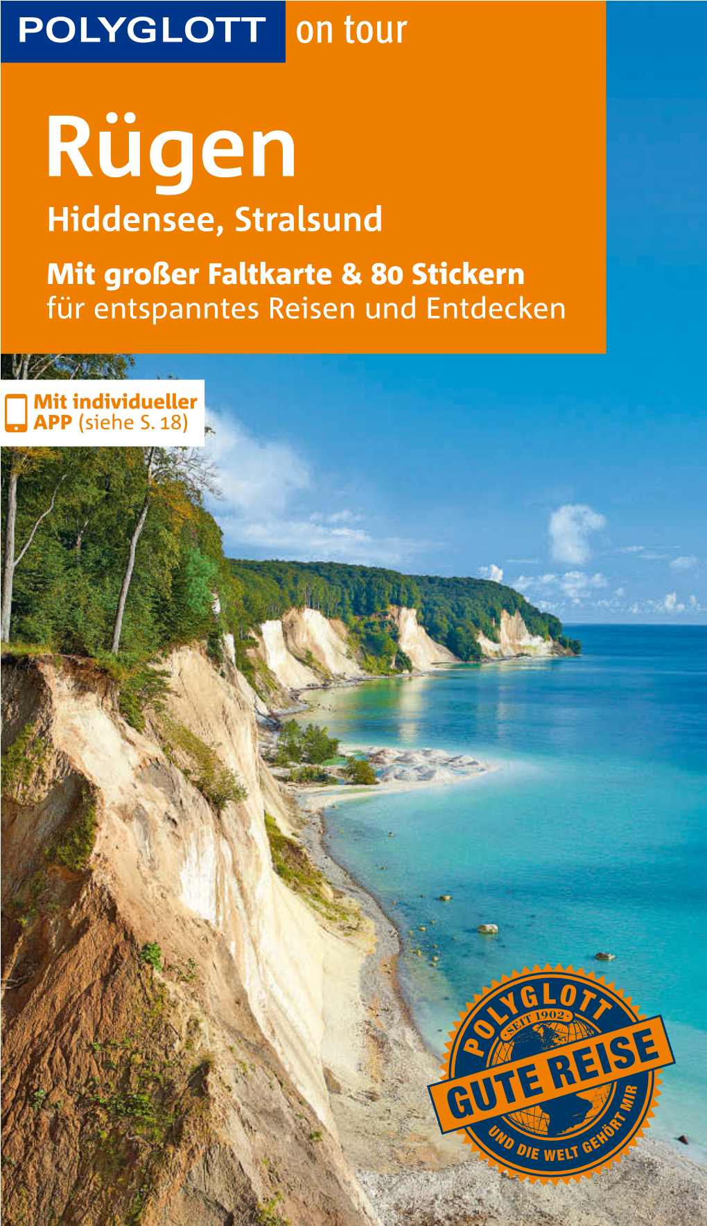 Rügen Hiddensee, Stralsund Mit Großer Faltkarte & 80 Stickern Für Entspanntes Reisen Und Entdecken on Tour Rügen Hiddensee, Stralsund