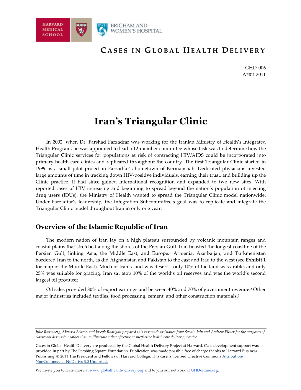 Download GHD-006 Iran's Triangular Clinic