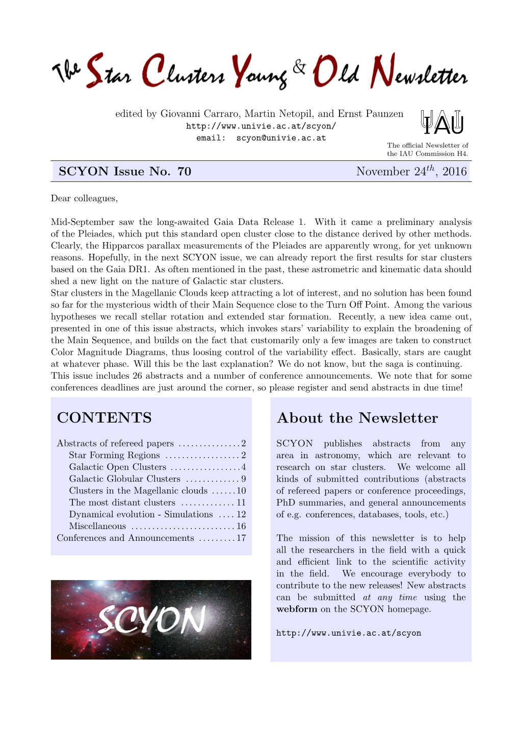 SCYON Issue 70