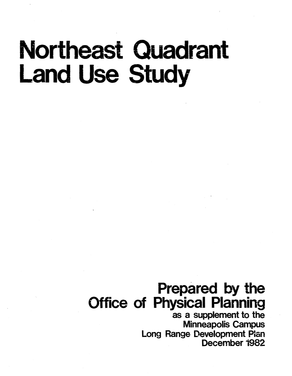 Land Use Study