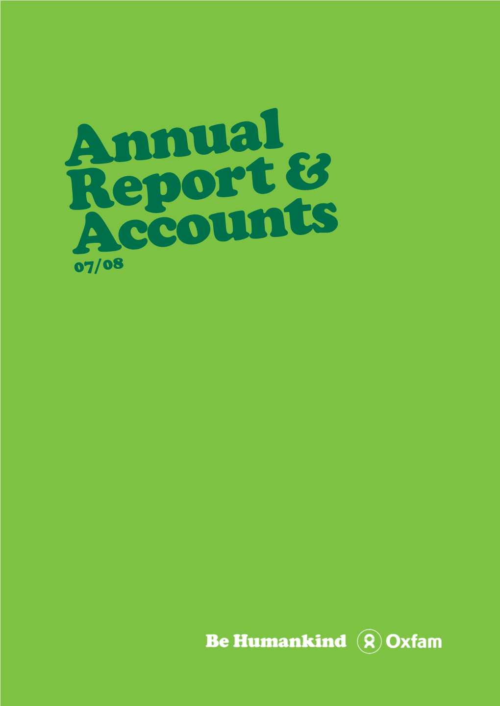 Annual Report and Accounts 2007/08: Contents