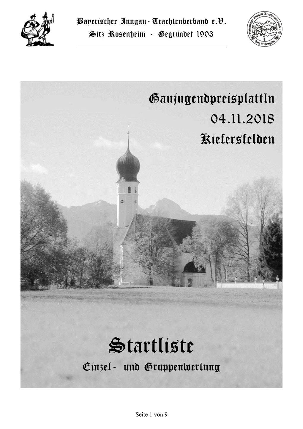 Startliste Jugend Gaupreisplattln 2018.P[...]