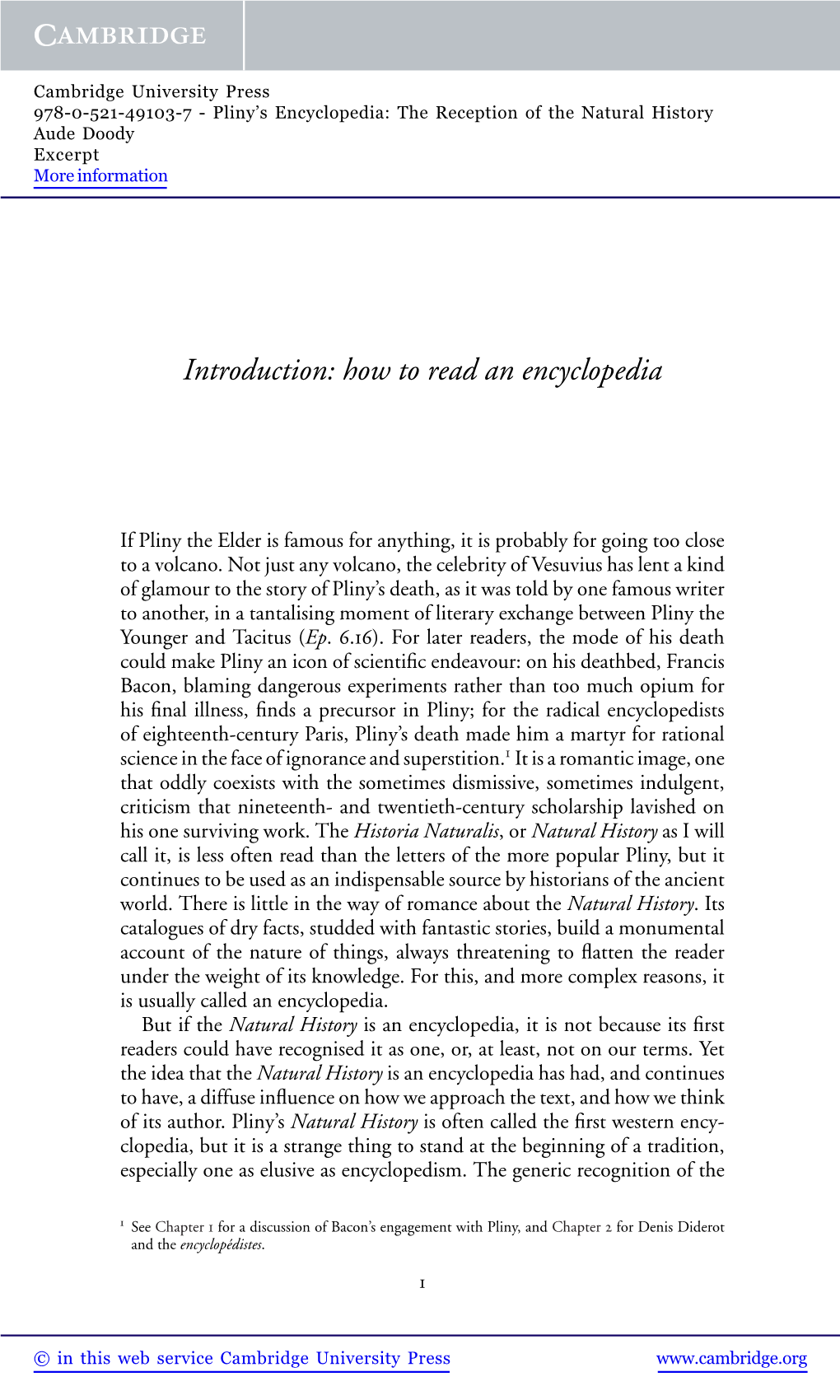 Introduction: How to Read an Encyclopedia