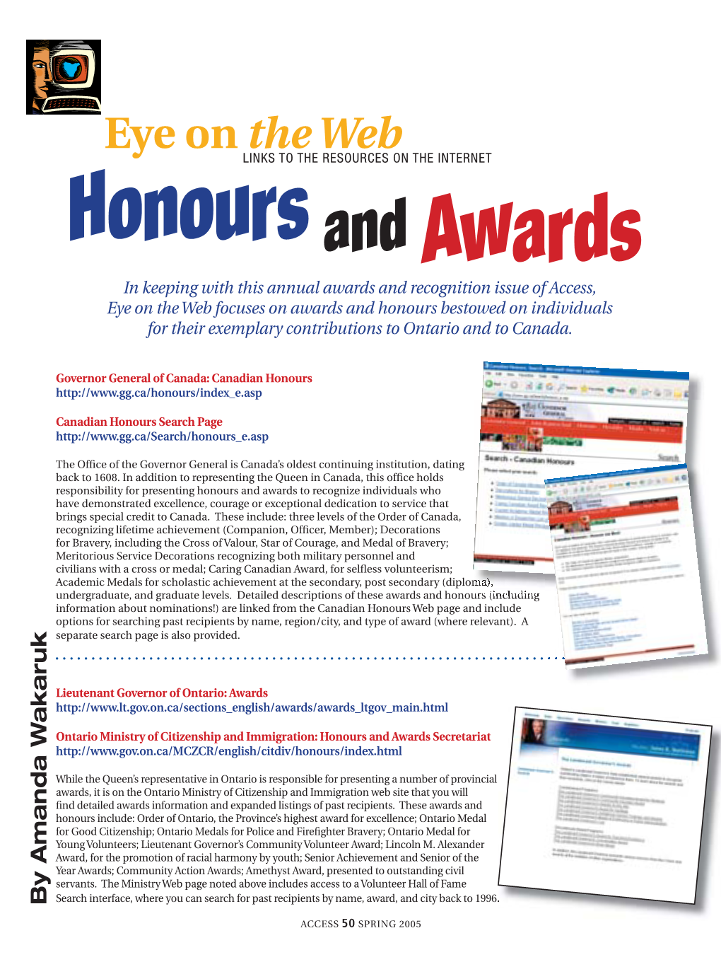 Honoursand Awards