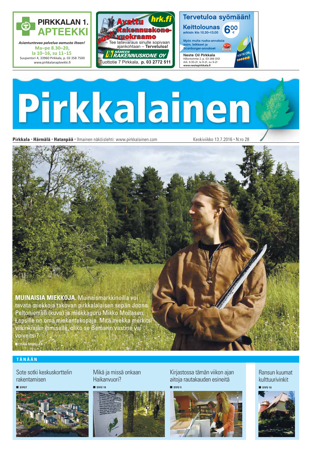 Nro 28 Pirkkalainen 13.7.16