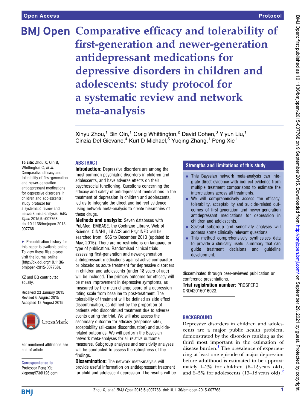 Comparative Efficacy and Tolerability of First-Generation and Newer