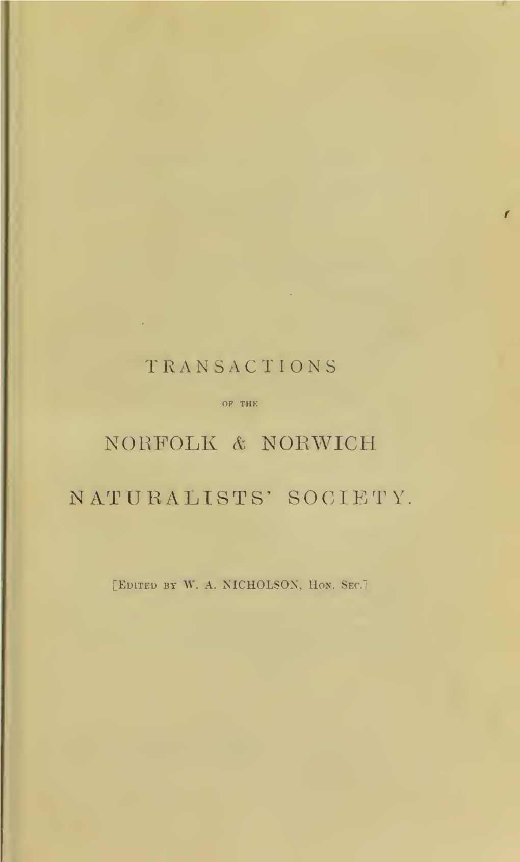 Transactions 1899