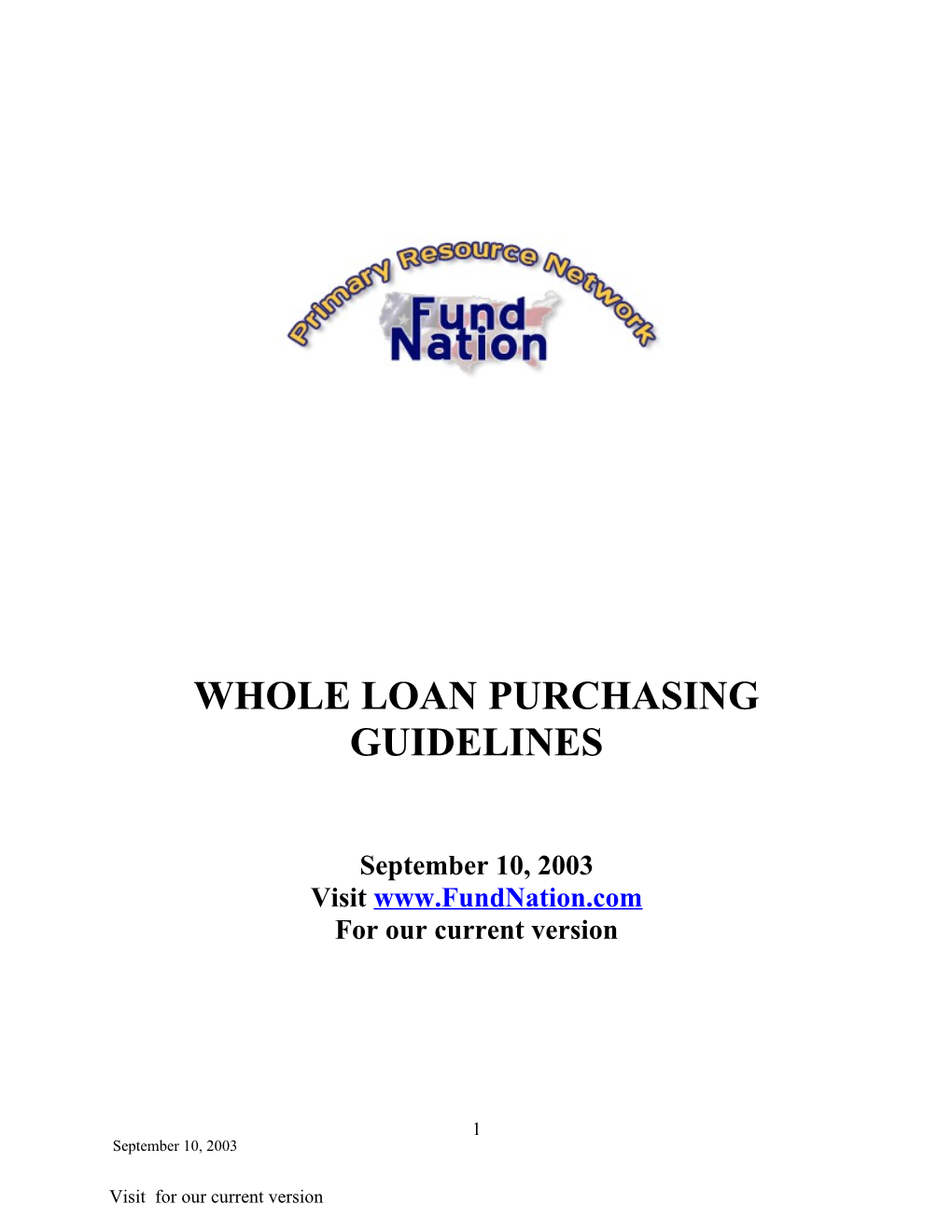 Consumer Lending Policy