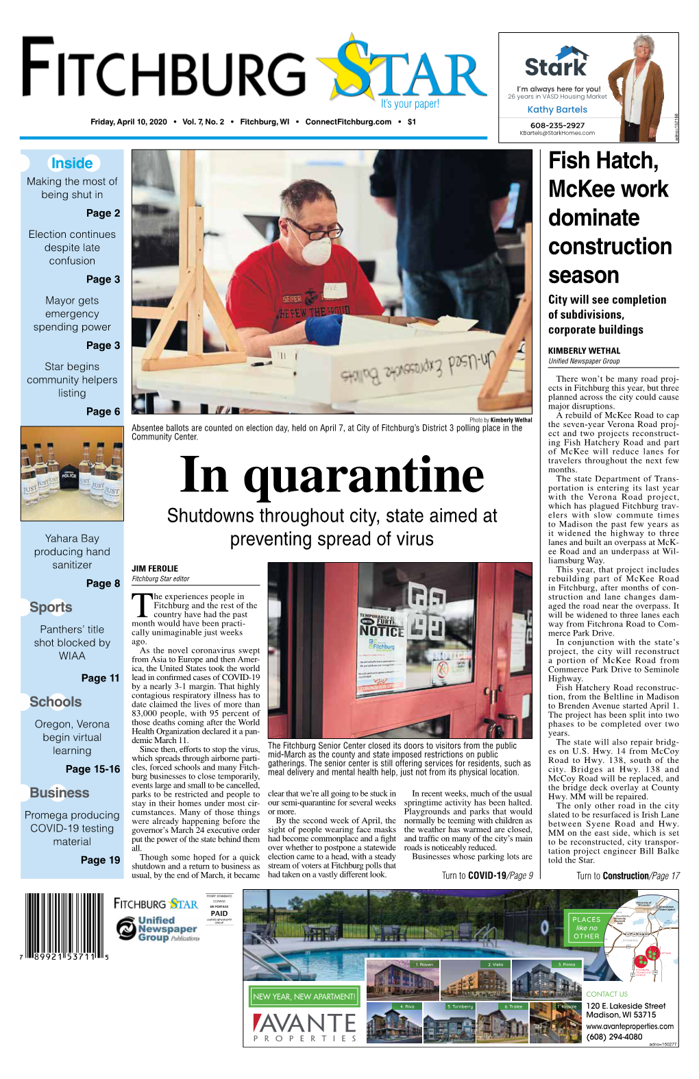 April 2020 Fitchburg Star