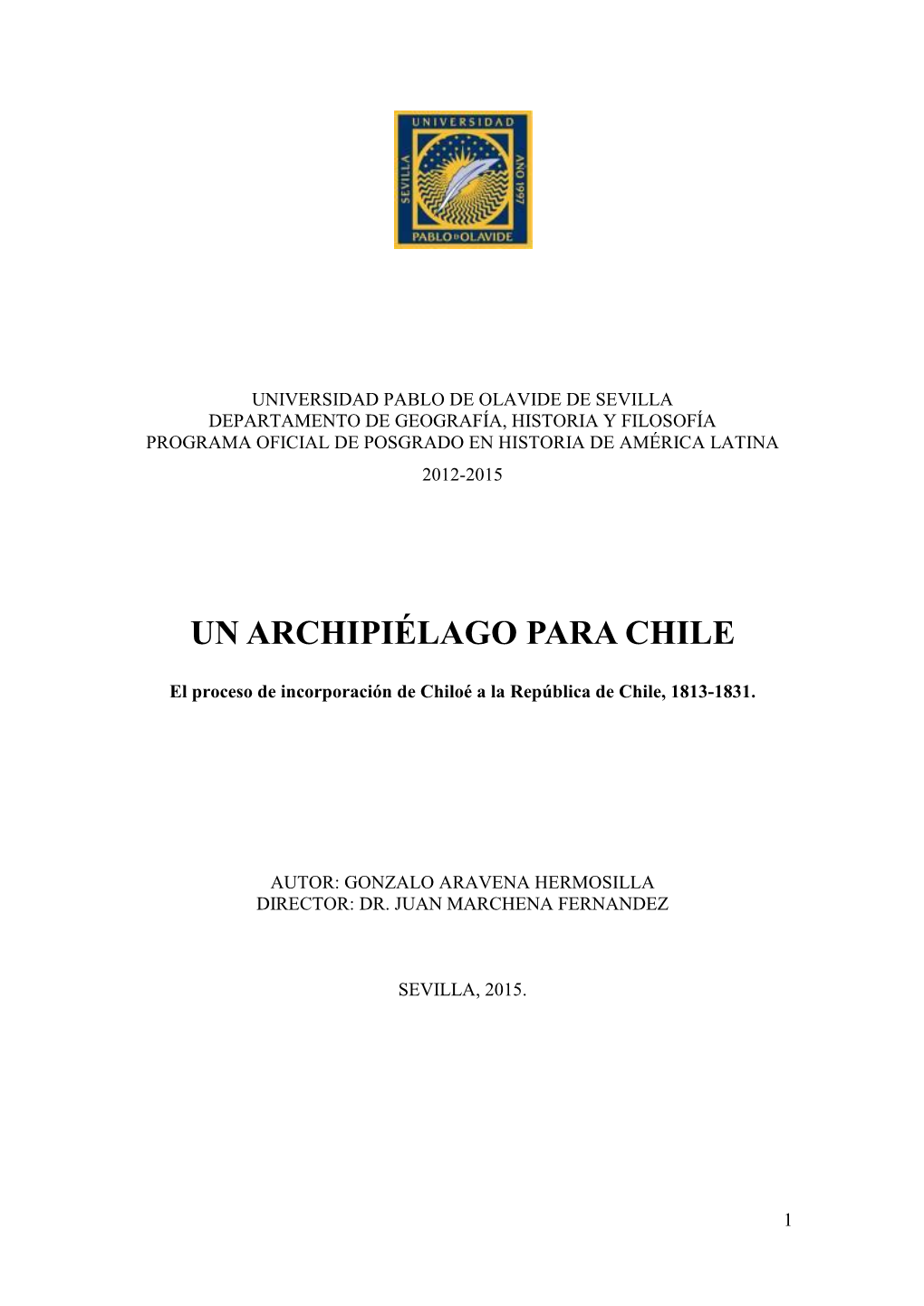 Un Archipiélago Para Chile