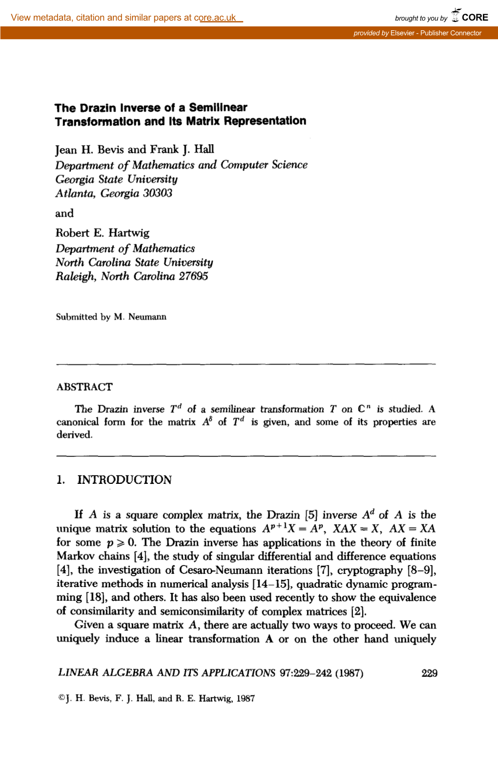 The Drazin Inverse of a Semilinear Transformation and Its Matrix Representation