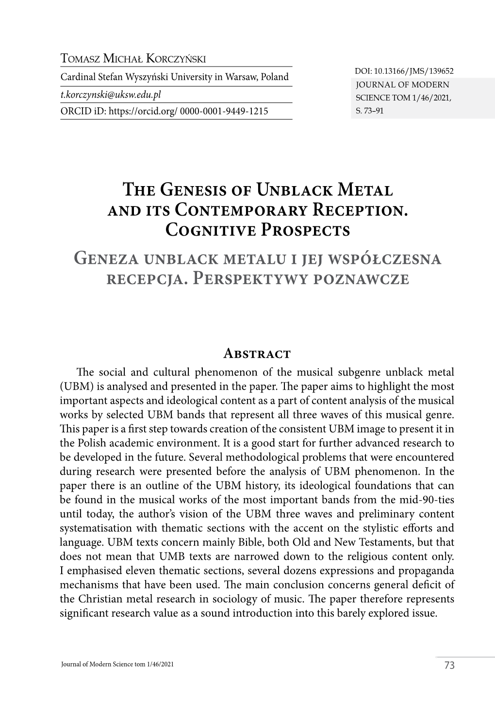Geneza Unblack Metalu I.Pdf
