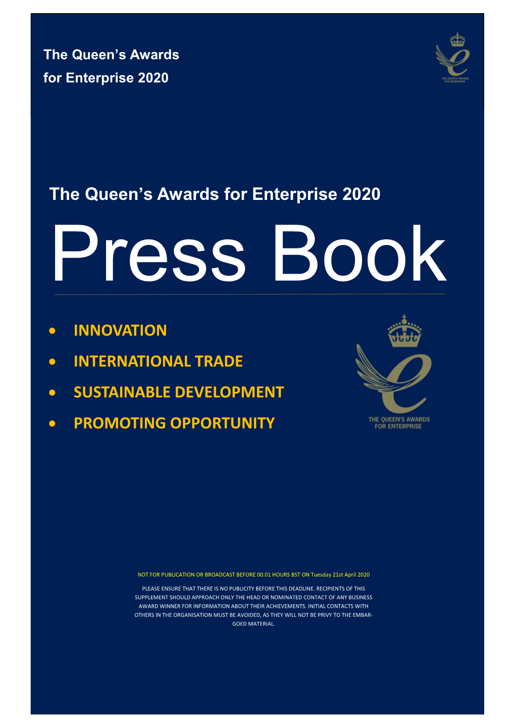 Queen's Award for International Trade for Outstanding Short Term Growth in Overseas Sales Over the Last Three Years