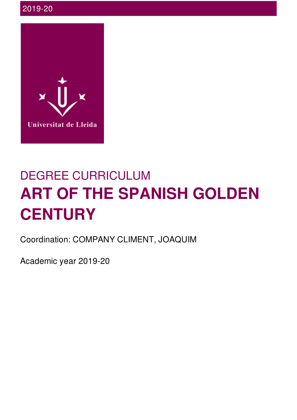 Art of the Spanish Golden Century