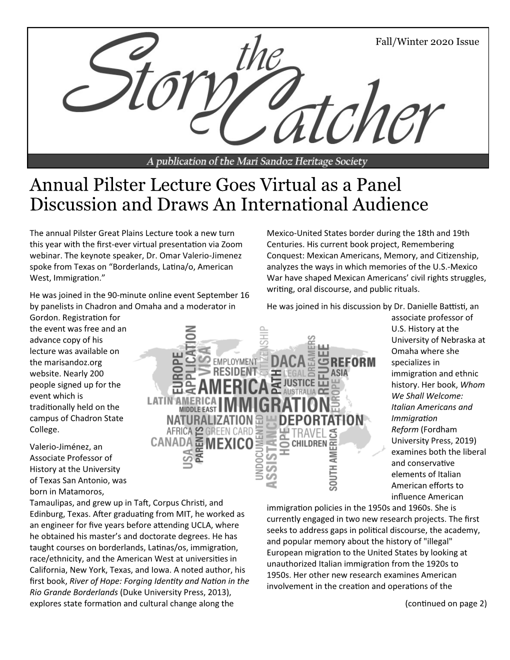 Annual Pilster Lecture Goes Virtual As a Panel Discussion and Draws an International Audience