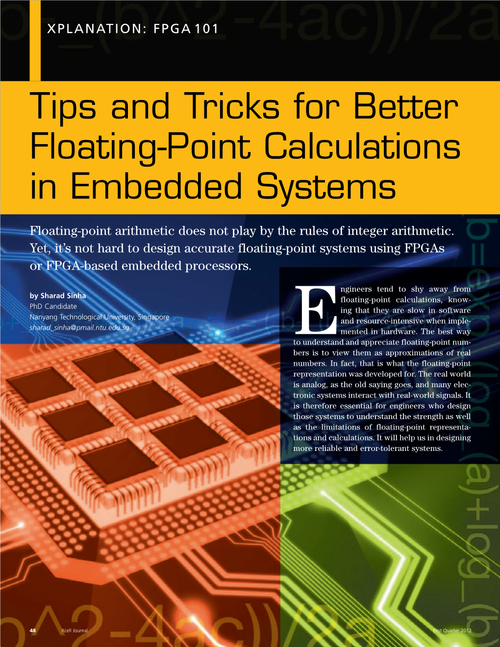 Xcell Journal Issue 78: Charge to Market with Xilinx 7 Series Targeted