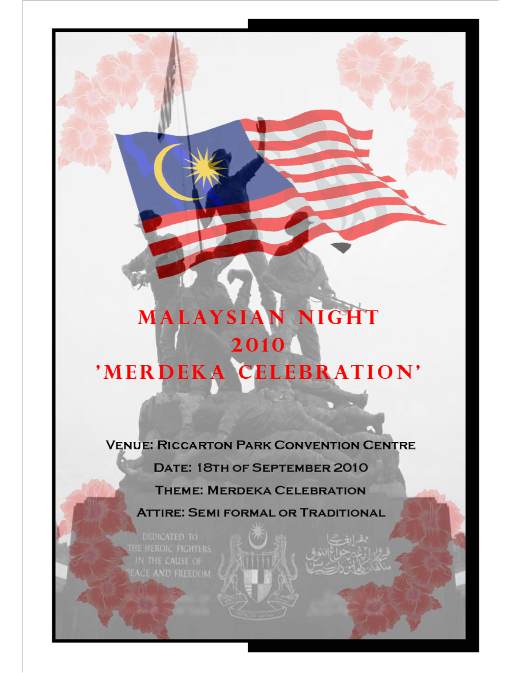 Malam Malaysia 2010 Booklet
