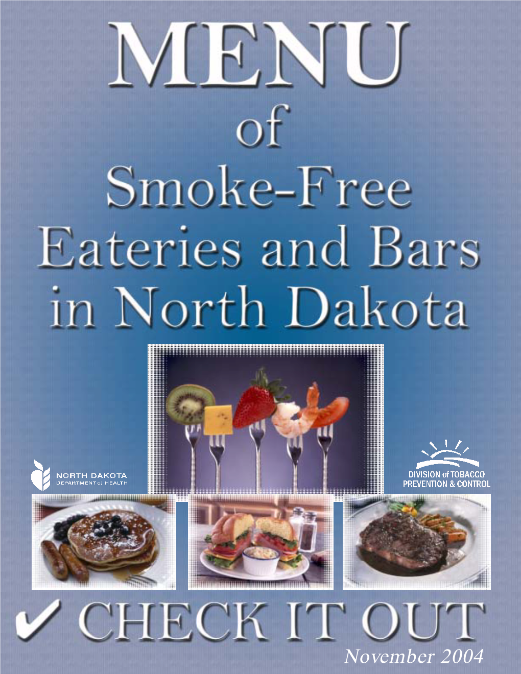 Smoke-Free Menu