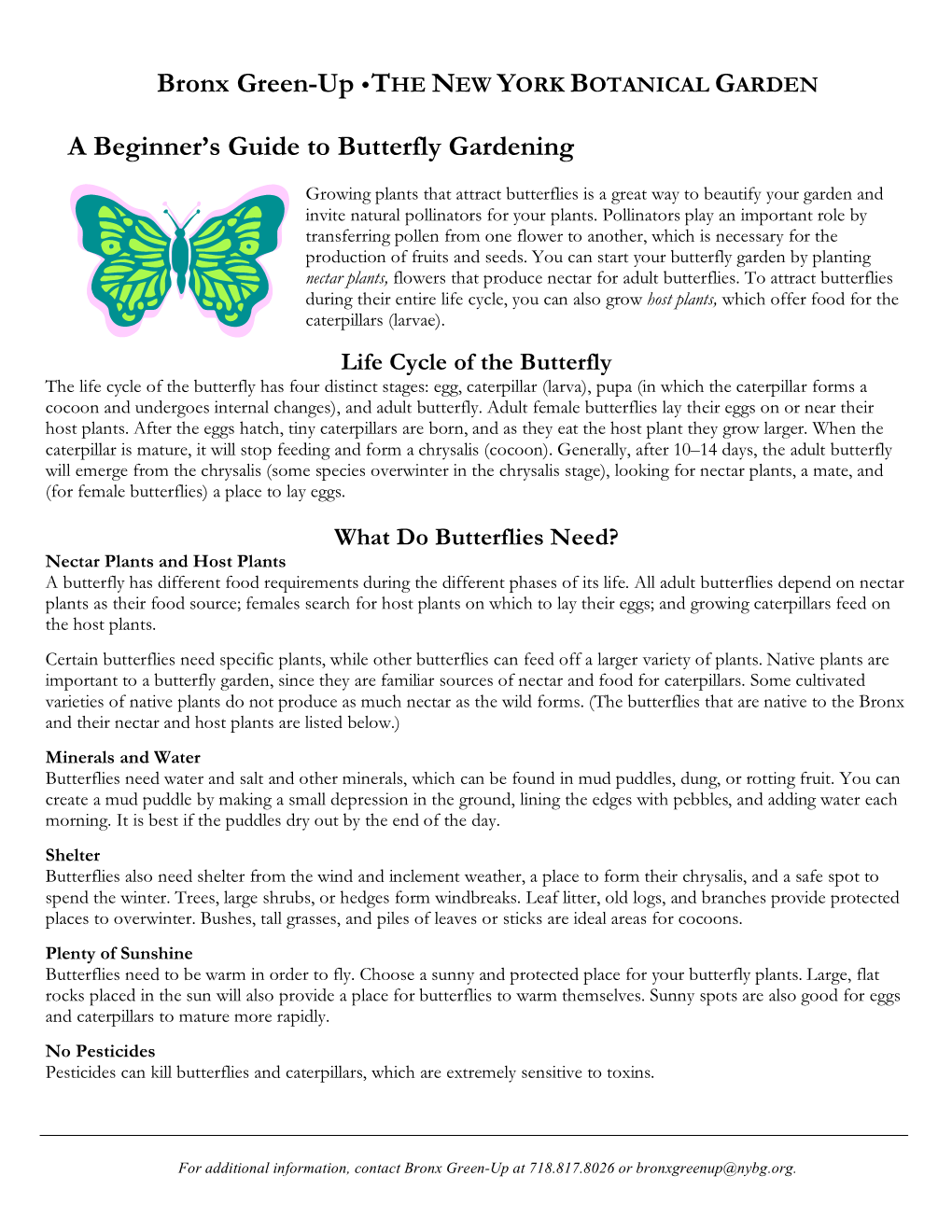 Butterfly Gardening