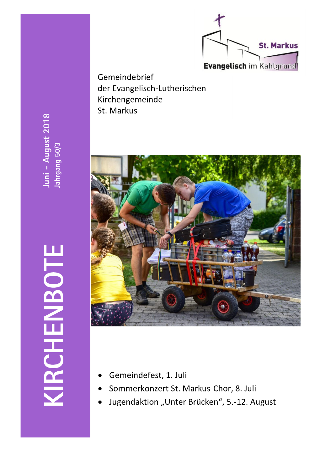 Kirchenbote Juni-August 2018