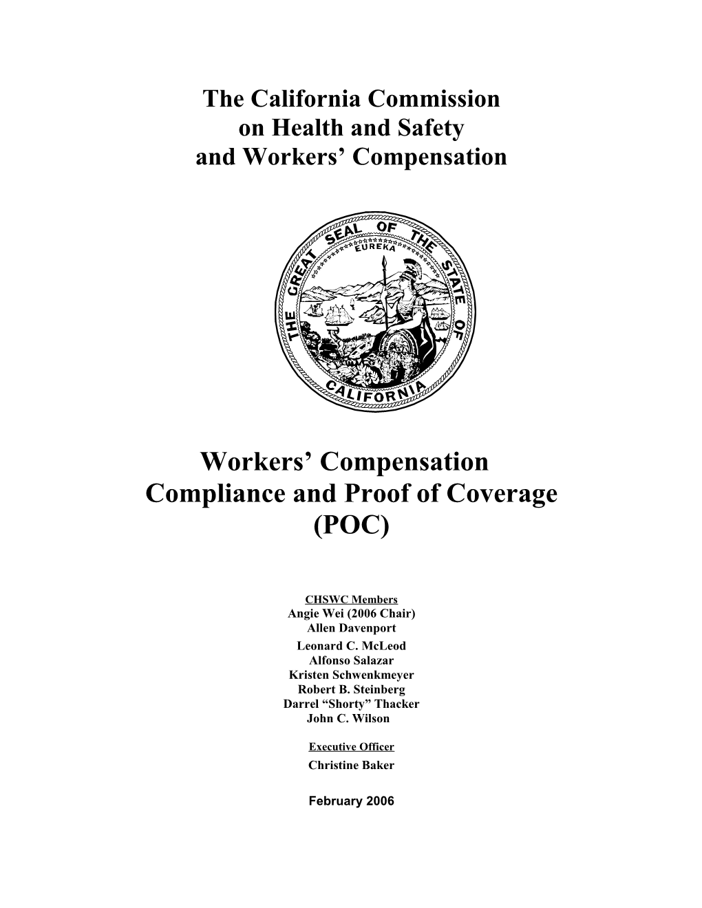 Commission on Health and Safety and Workers Compensation