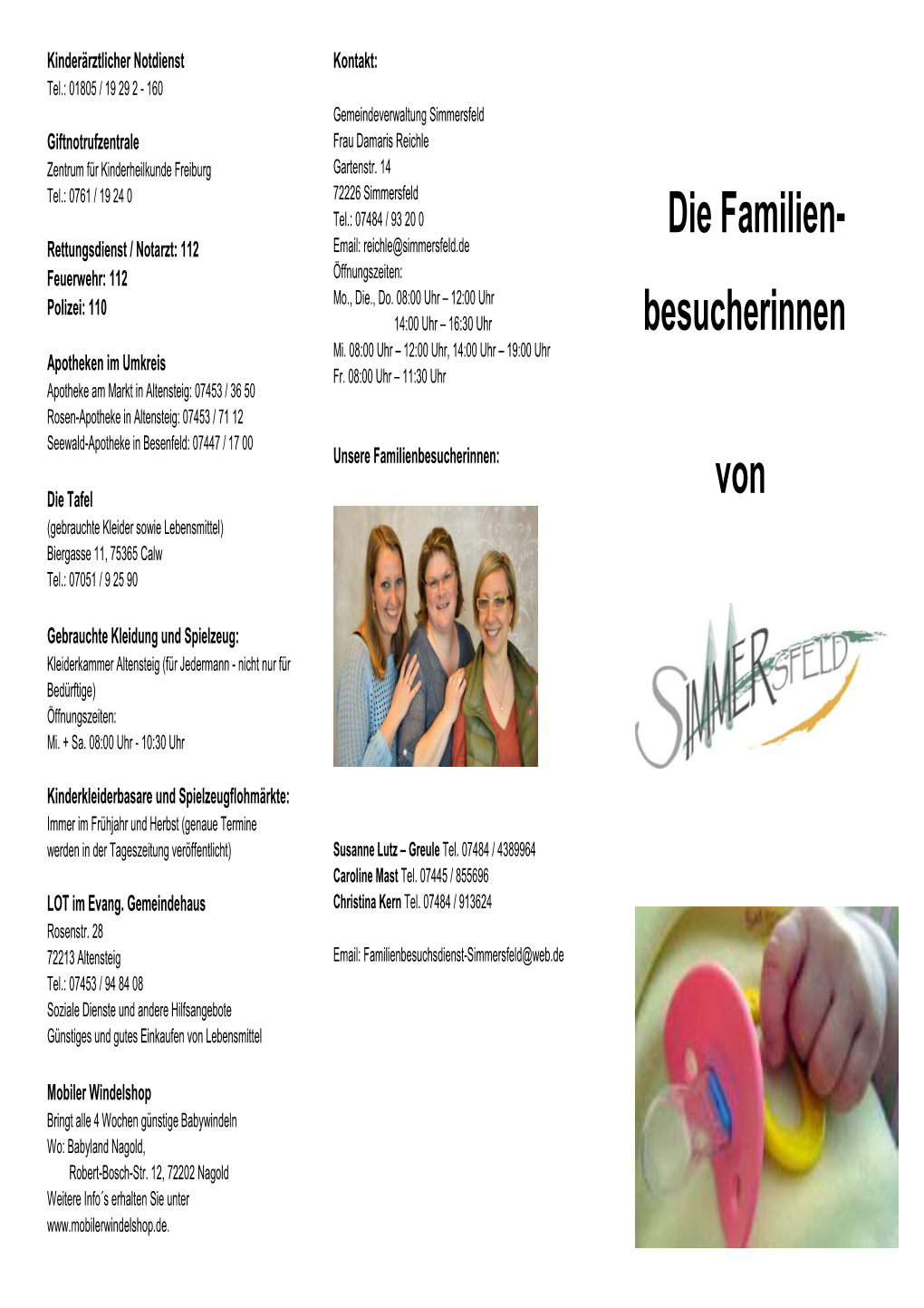 Die Familien- Besucherinnen