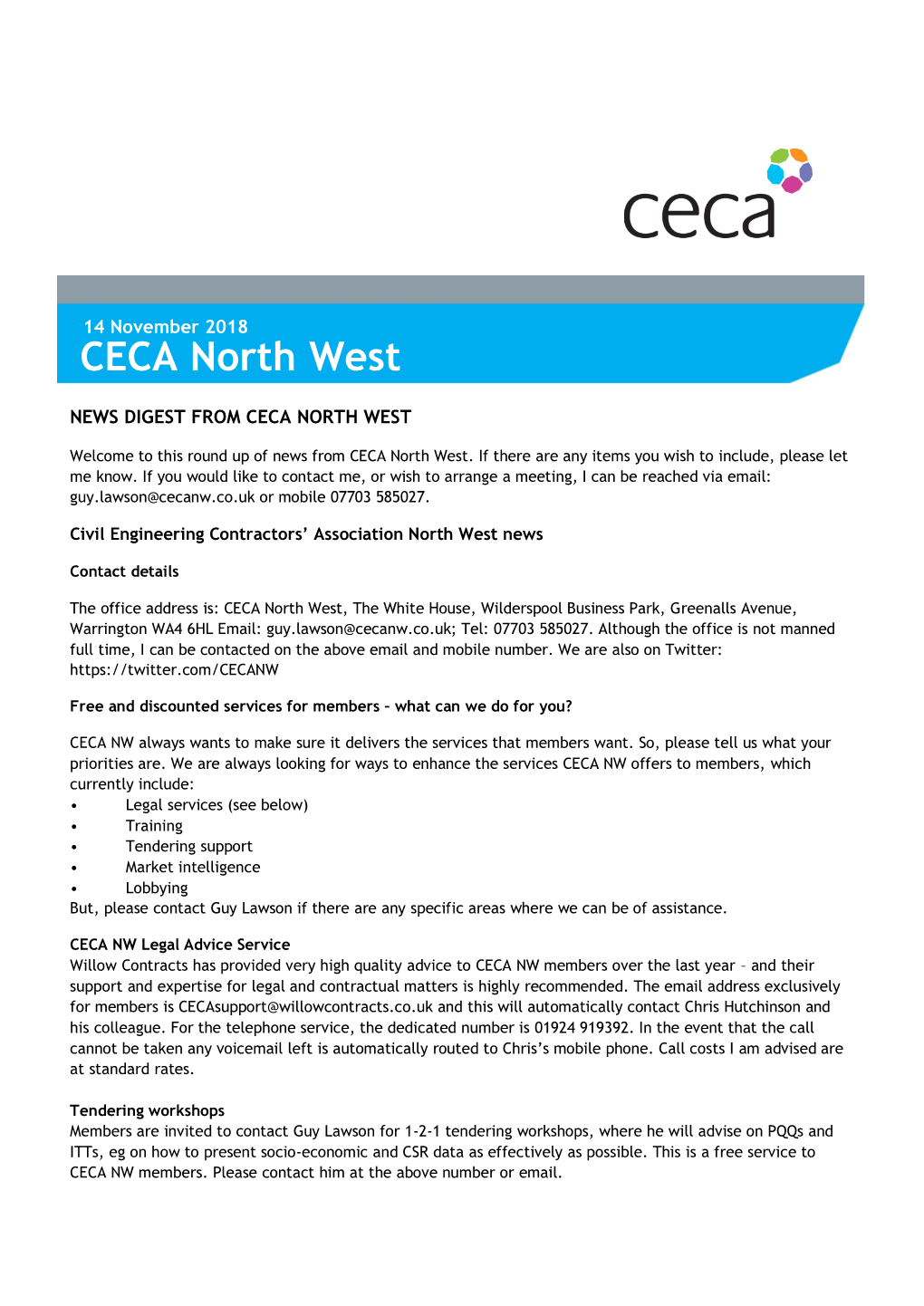 CECA North West