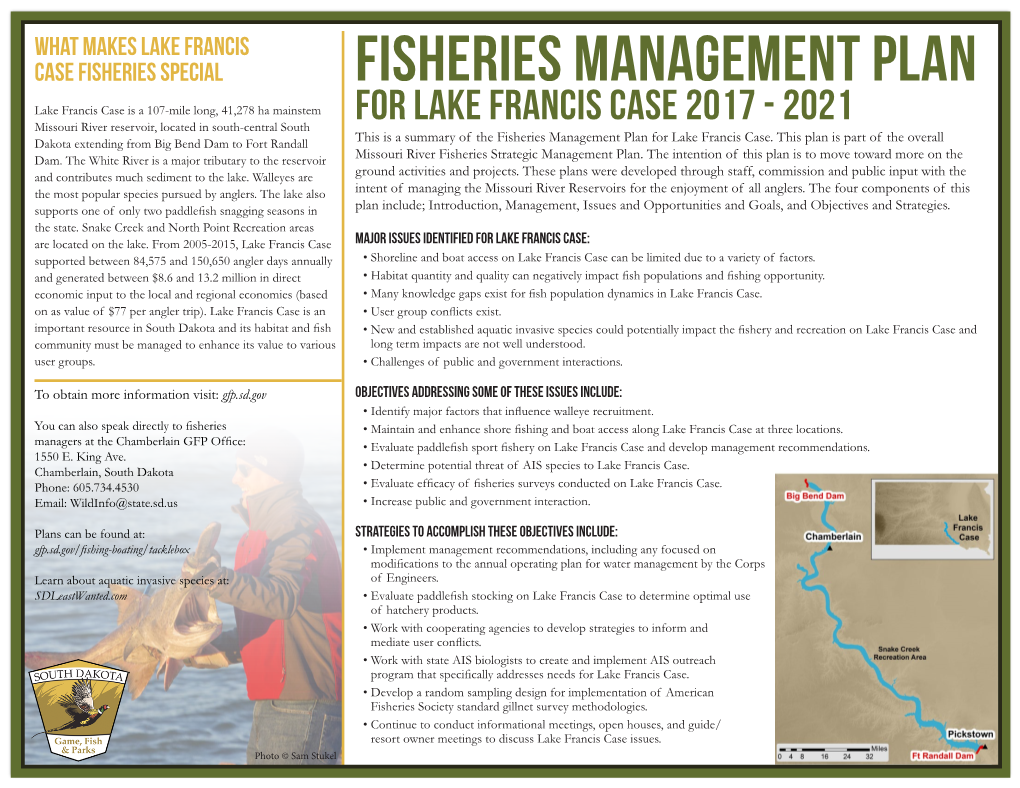 Fisheries Management Plan