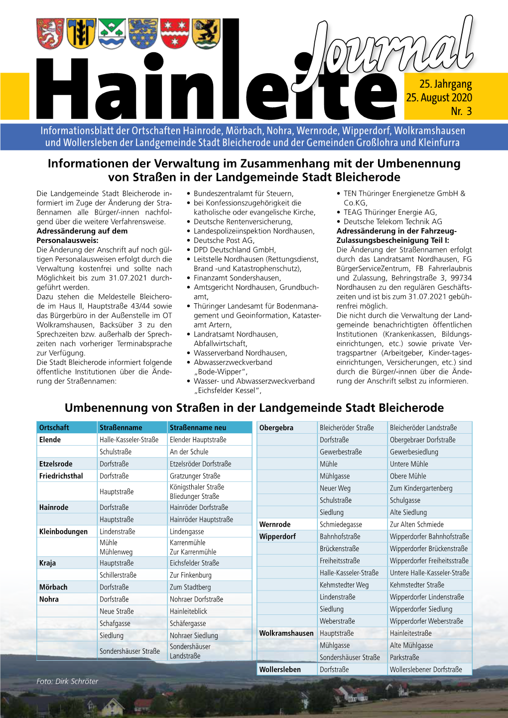 Hainleite Journal 3-2020